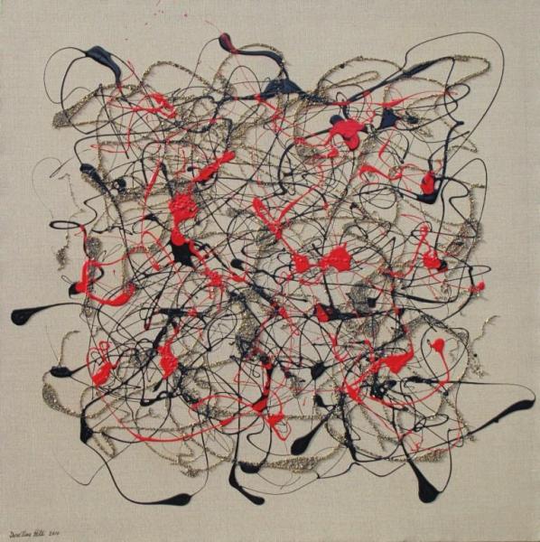 Acryl Sand, 90x90cm