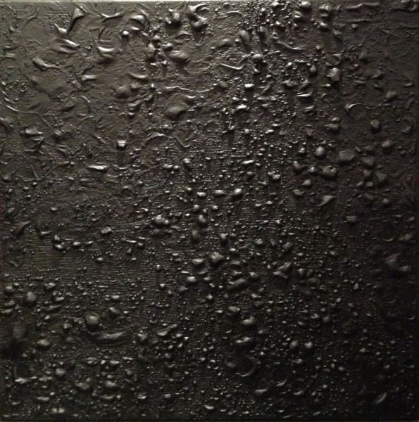 Black Bubbles (90x90cm)