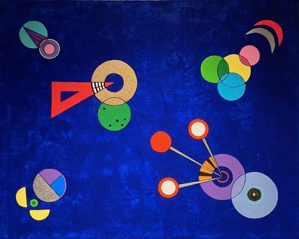 Ferne Galaxie (80x100 cm)