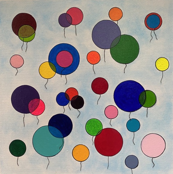 33 Luftballons (50x50 cm)