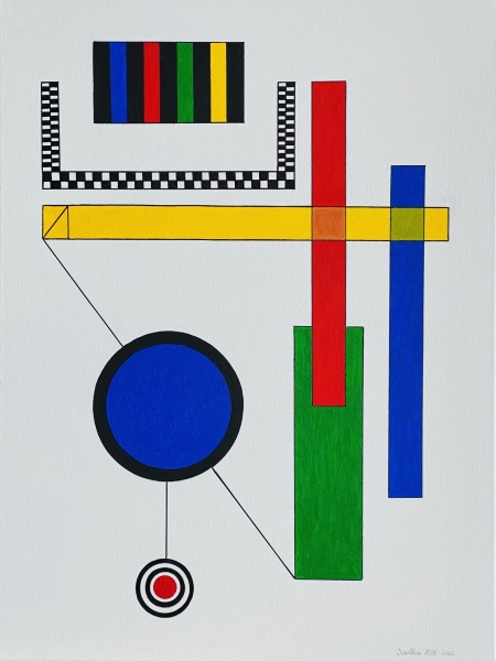 Geometrische Sinfonie (80x60cm)