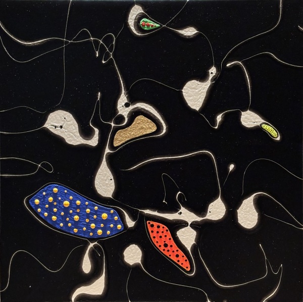 Nächtlicher Inselspaziergang, 50x50cm